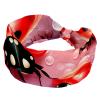 1 Pack Headbands for Women Non Slip Elastic Sports Hair Bands for Women, Soft Cloth Headband for Workout Yoga Fashion Hair Accessories,Red Art Seven Star Ladybug-278 view 1