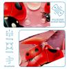 1 Pack Headbands for Women Non Slip Elastic Sports Hair Bands for Women, Soft Cloth Headband for Workout Yoga Fashion Hair Accessories,Red Art Seven Star Ladybug-278 view 4