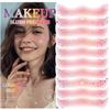 10Pcs Rainbow Face Makeup Patches, Glitter Freckles Face Tattoo for Teenagers & Young Women, Sparkle Freckles Waterproof Face Glitter Freckles for Christmas (10PcsI Blush) view 1