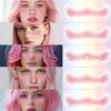 10Pcs Rainbow Face Makeup Patches, Glitter Freckles Face Tattoo for Teenagers & Young Women, Sparkle Freckles Waterproof Face Glitter Freckles for Christmas (10PcsI Blush) view 4