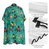GregTins Construction Bulldozer Truck Hair Cutting Capes for Men Women Adjustable Barber Cape Hairdressing Apron Haircut Kit view 4