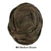 0.06mm Thin Skin Hairpieces for Men Toupee Hair Replacement Systems All V-loop Invisible Hairpiece for Mens Real Human Hair Systems #4 Medium Brown 6X8-80% Light Density view 2