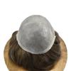 0.06mm Thin Skin Hairpieces for Men Toupee Hair Replacement Systems All V-loop Invisible Hairpiece for Mens Real Human Hair Systems #4 Medium Brown 8X10-80% Light Density view 4