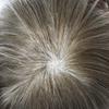 0.06mm Thin Skin Hairpieces for Men Toupee Hair Replacement Systems All V-loop Invisible Hairpiece for Mens Real Human Hair Systems #660#6 Light Brown+60% Grey 8X10-80% Density view 4