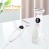 Bikini Trimmer for Women, Electric Razors for Silk Skin 5-in-1, IPX7 Waterproof, USB Rechargeable, Electric Razors for Women for Face, Eyebrows, Body, Bikini Zone with Charging Station view 4