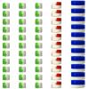 0.07 in (2 Ml) 0.11 in (3 Ml) 0.19 in (5 Ml) 50 Pcs Silicone with Lids Containers Round Storage Wax, Creams for Wax and Cosmetics Medicines, Portable Travel Size Easy Clean view 1