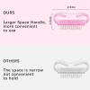25Pcs Handle Grip Nail Brush, Nail Brushes Hand Fingernail Brush Cleaner Scrubbing Kit Pedicure for Toes and Nails Men Women view 2