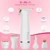 Trimma Bikini Trimmer for Women - 5 in 1 Waterproof Womens Electric Razor for Sensitive Skin, Rechargeable Portable Electric Body Razor (Leg, Arm, Bikini, Face, Nose, Eyebrow, Back) view 2