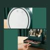 A1DFDFGOQSFG Makeup Bag Makeup Box Multifunctional LED Fan Makeup Storage Box with Mirror Desktop Dresser Large-Capacity Lipstick Skin Care Product Rack Makeup Organizer Travel Makeup Bag(B) (B) view 3