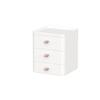 A1DFDFGOQSFG Makeup Bag Makeup Box Multifunctional White Three-Layer Drawer Dresser Desktop Jewelry Organizer Box Bathroom Skin Care Product Storage Box Makeup Organizer Travel Makeup Bag (A) view 1