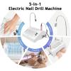 5-in-1 Nail Dust Collector, Electric Nail Drill Machine, 96W UV/LED Nail Lamp Dryer, 30000rpm, 360 LED Desk Light & Hand Cushion, All-in-One Salon & Home Gel Polish Kit view 3