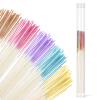 XANGNIER Ear Piercing Cleaner,240 PCS Disposable Ear Piercing Cleaning Floss,5 Colors Earring Hole Cleaner Floss for Girls Women Men,Suitable with Earring Hole Piercing Aftercare Cleaning Tool view 1
