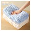 ADETSES Coral Cloud Velvet Towel Thickened Bath Strong Absorption Microfiber Quick-Drying Skin-Friendly Face Wash(30#,Bath towel-70x140cm) view 3