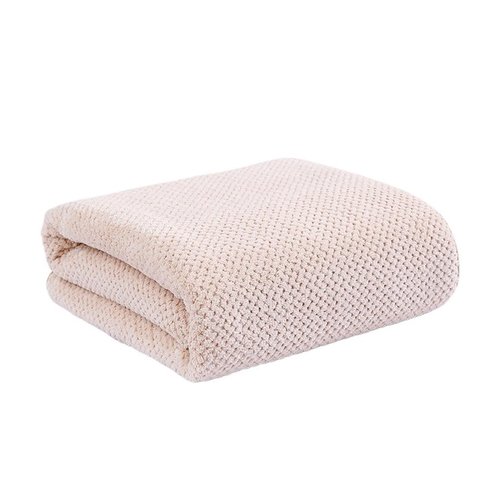ADETSES Coral Cloud Velvet Towel Thickened Bath Strong Absorption Microfiber Quick-Drying Skin-Friendly Face Wash(25#,Bath towel-90x170cm)