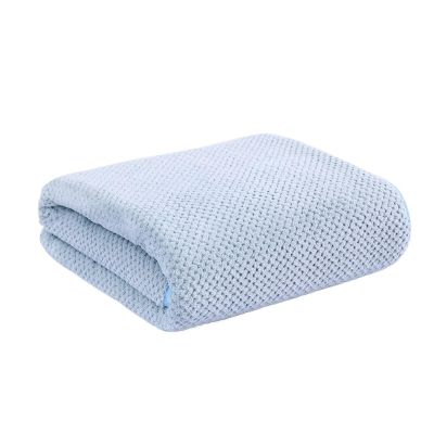 ADETSES Coral Cloud Velvet Towel Thickened Bath Strong Absorption Microfiber Quick-Drying Skin-Friendly Face Wash(Red,Dry Hair Cap)