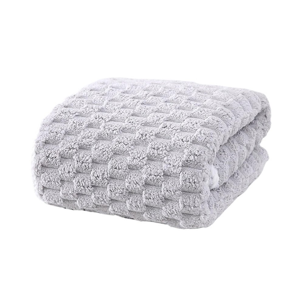 ADETSES Coral Cloud Velvet Towel Thickened Bath Strong Absorption Microfiber Quick-Drying Skin-Friendly Face Wash(23#,Dry Hair Cap)