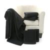 5 Pieces 35x75cm Cotton Black Face Towel Set No Fading Hand Towels Fit for Men Hotel Corporate Gift Soft and Highly Absorbent view 3