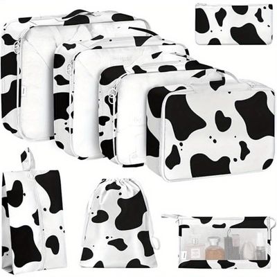 6pcs Portable Mini Cosmetic Storage Bags No Zipper Makeup