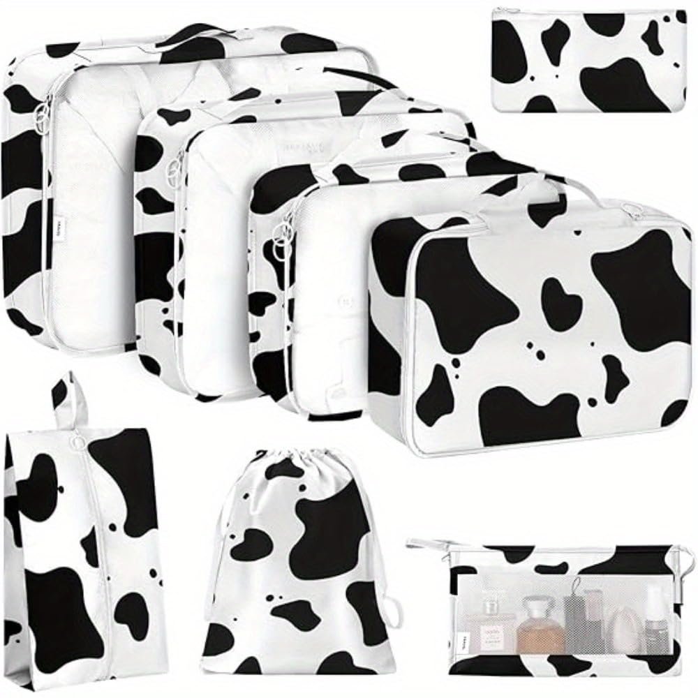 6pcs Portable Mini Cosmetic Storage Bags No Zipper Makeup