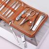Manicure Pedicure Kit, Manicure Set, Pedicure Nail Clipper Stainless Steel Portable Travel 13 pcs view 2