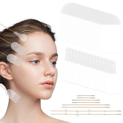 Kazheon Face Tape Lifting Invisible 180pcs Instant Facelift Tape Neck Tapes Face Lift Tapes and Bands with 8 Strings Faces Lifter for Makeup Eyes Jowls(COLOR:clear)
