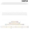 Kazheon Face Tape Lifting Invisible 180pcs Instant Facelift Tape Neck Tapes Face Lift Tapes and Bands with 8 Strings Faces Lifter for Makeup Eyes Jowls(COLOR:clear) view 3