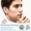 6PCS 2-in-1 Nose Hair Trimmer, Double-Sided Nose Hair Cutter Trimmer Upgrade, Portable 360 Degree Rotating Manual Nasal Hair Scissors for Women and Men, Recortadora De Pelo De Nariz view 2