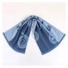ADETSES Pure Cotton Sport Towel, Soft and Breathable, Absorbent Suitable Fit for Yoga, Sports, Gym, Exercise, More Activities(1BlueSport) view 1