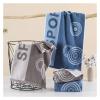 ADETSES Pure Cotton Sport Towel, Soft and Breathable, Absorbent Suitable Fit for Yoga, Sports, Gym, Exercise, More Activities(1BlueSport) view 3