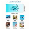 ADETSES Oversized Quick-Dry Microfiber Beach Towel Lightweight & Super Absorbent | Stylish Sea(40x70cm) view 3