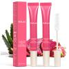 2 Pack Hair Cactus Fruit 3-in-1 Styling Cream & Taming Wand  Smooth Flyaways, Control Frizz & Define Curls | Lightweight Non-Greasy Formula, Precision Brush, Vegan & Citrus Scent Hair Care view 1
