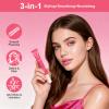2 Pack Hair Cactus Fruit 3-in-1 Styling Cream & Taming Wand  Smooth Flyaways, Control Frizz & Define Curls | Lightweight Non-Greasy Formula, Precision Brush, Vegan & Citrus Scent Hair Care view 3