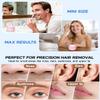 Nose Hair Wax Kit, Mini Waxing Kit for Women Men with 100g Beads, 10 Applicators, 10 Nose Hair Sticks, Protable Wax Warmer Machine for Hair Removal, Ear Eyebrow Waxing Kit for Home Travel Use - Pink view 2