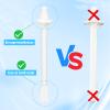 Hpmjz 100Pcs Nose Wax Sticks, Hair Wax Applicator Nose Waxes Kit Accessories for Nostril Cleaning Ear Face Hair Removal for Men Women view 3