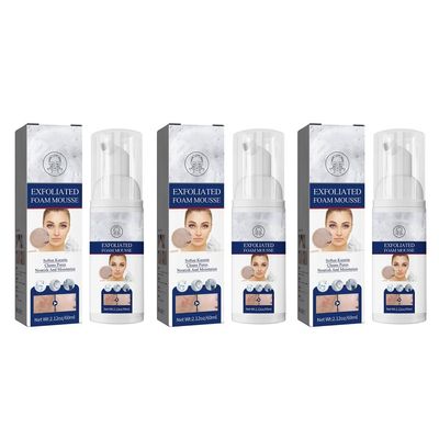 Gentle Exfoliating Mousse - Deep Pore Cleansing, Oil Control, Blackhead & Dead Skin Removal, Acne-Fighting, Hydrating Face Cleanser(3PCS)
