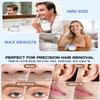 Nose Wax Kit Men, Portable Wax Warmer for Hair Removal with 100g Beads, 10 Applicators, 10 Nose Sticks, Mini Ear Eyebrow Waxing Kit for Women, At Home Hair Removal Machine for Face -White view 2
