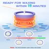 Nose Wax Kit Men, Portable Wax Warmer for Hair Removal with 100g Beads, 10 Applicators, 10 Nose Sticks, Mini Ear Eyebrow Waxing Kit for Women, At Home Hair Removal Machine for Face -White view 4