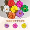 2025 New Hawaiian Flower Hair Clips for Women, Casual Plumeria Claw Clips for Think Thin Hair, Upgrade Artificial Flower Clips for Vacation Beach Party (Color A) view 2