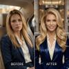 100 Gram Halo Hair Genuine Human Hair - Amoy Hair Halo Hair Extensions 16 Inch - Executive Beige Balayage Halo Extensions Premium Real Hair Extensions view 2