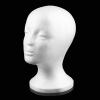 1 Pack Foam Wig Head Stand for wigs Female Styrofoam Mannequin Head Wig Display for Style, Model, Display Hair, Hats, Hairpieces, Mask , Salon and Travel Wigs Display Stand for Home Salon Store view 3