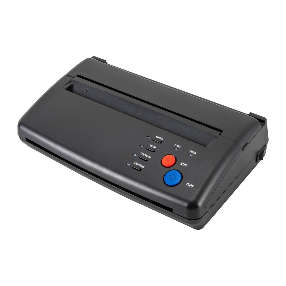 Tattoo Transfer Stencil Machine, Thermal Stencil Printer with Power Cord for Tattooing Artists