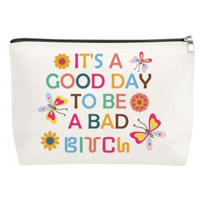 Mxrymvu Adult Sarcastic Gift for Women Makeup Bag Inspirational Gifts for Women Birthday Gift for Boss Employee Coworker Novelty Saying Cosmetic Bag Friendship Gifts for Christmas New Year