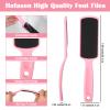 8 Pcs Pedicure Foot Files Callus Remover with Double Sided Pedicure Colossal Foot Rasp Professional Feet Scrubber for Blue Pink Dead Skin Soft Smooth Feet Home Salon Care Can Be Used On Both Dry Wet view 2