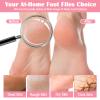 8 Pcs Pedicure Foot Files Callus Remover with Double Sided Pedicure Colossal Foot Rasp Professional Feet Scrubber for Blue Pink Dead Skin Soft Smooth Feet Home Salon Care Can Be Used On Both Dry Wet view 4
