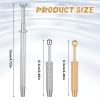 3 PCS Stainless Steel Jeweler Pick Up Tool, 4 Claw Diamond Tweezers, Piercing Changing Tools, Piercing Ball Grabber Tool for Jewelry Earrings Pickup view 4
