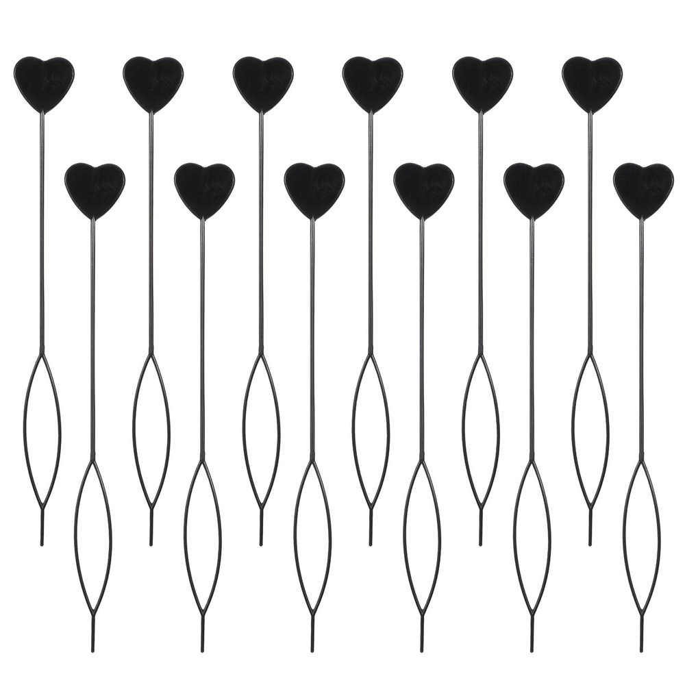 12 PCS Quick Hair Beader Tool, Black Beaders for Braids, For Girls Women Ponytail Hair Styling Braiding Accessories Supplies