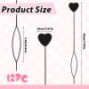 12 PCS Quick Hair Beader Tool, Black Beaders for Braids, For Girls Women Ponytail Hair Styling Braiding Accessories Supplies view 2