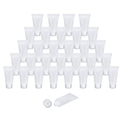 100 Pack Empty Hand Tubes Travel 5ml Lotion Bottles Refillable Squeeze Containers Leak-Proof Portable