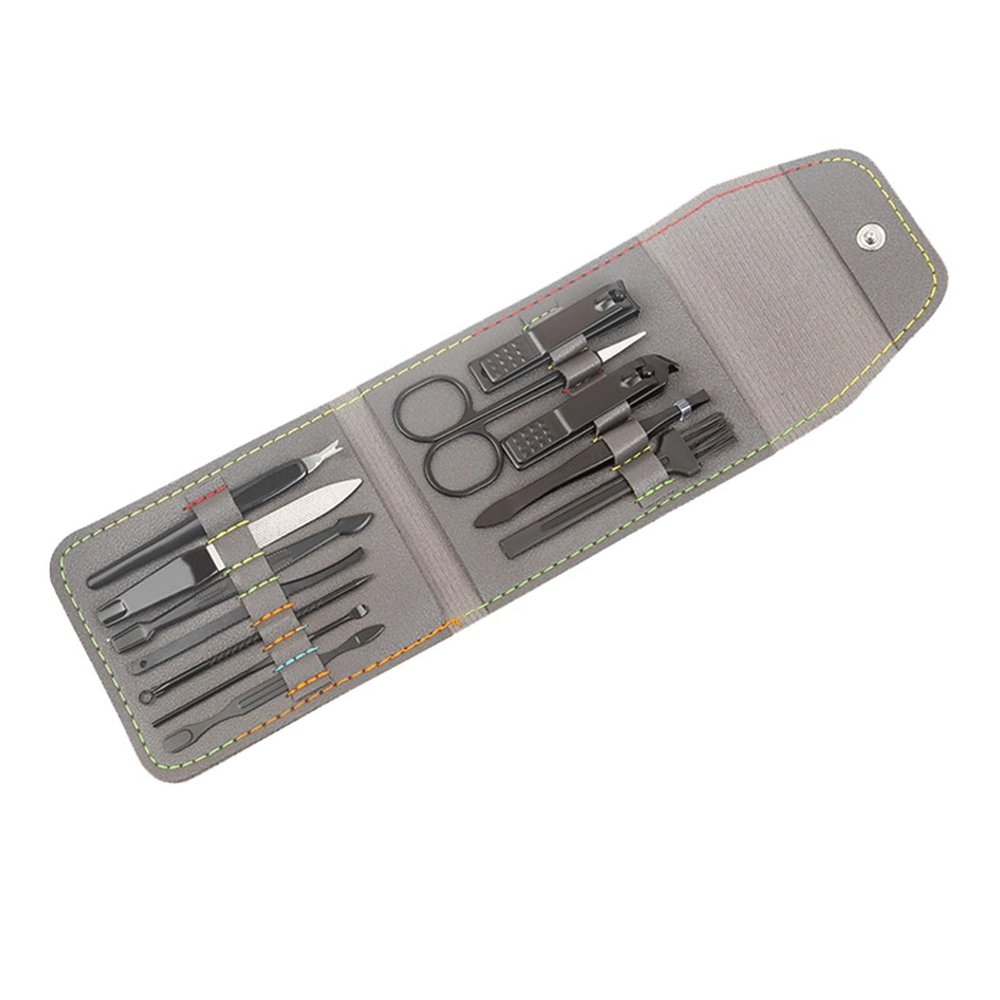 12-Piece Nail Clipper Set Home Manicure Manicure Kit Folding Bag Beauty Set Nail Clippers