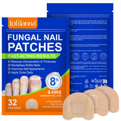 Extra Strength Toenail Treatment - 64 Pcs Nighttime Nail Patches, Overnight Toe Nail Treatments for Damaged Nails Foot Nails Repair and Care, 8-Hour Restores Healthy Appearance